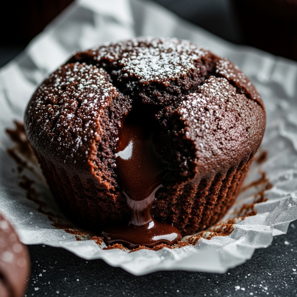 Čokoládový muffin s tekutým středem