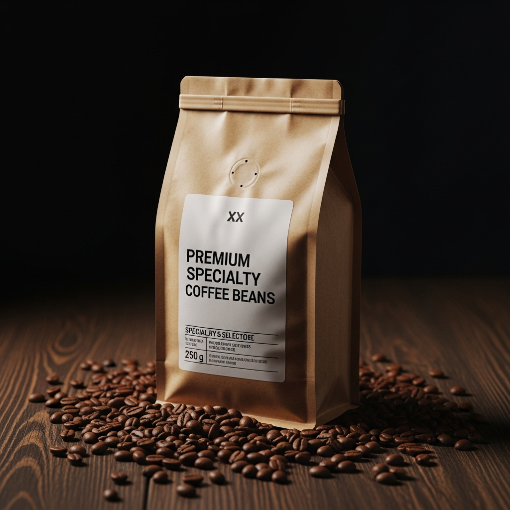 250g balení single origin zrnkové kávy z pražírny Světlá